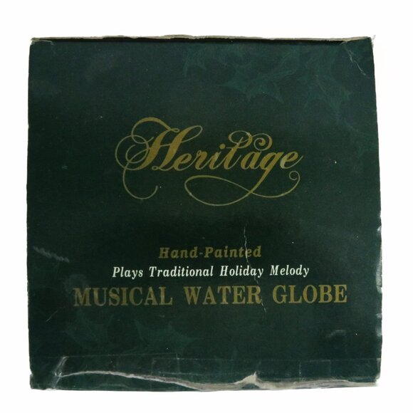 Vintage O'WELL NOVELTY Heritage Musical Water Globe Hand Painted "Silent Night" - Picture 12 of 15